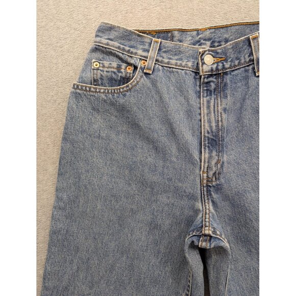 Vintage Levi's 550 Jeans Womens 10 Short Blue Relaxed Fit Tapered Leg Denim Y2K - Picture 2 of 15
